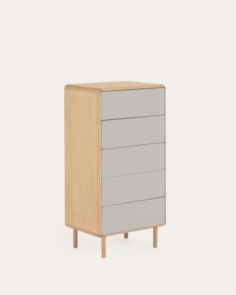 Komoda Anielle s 5 predali, 60 x 117 cm