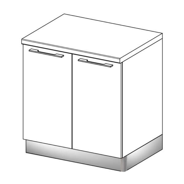Inox podnožje za kuhinjske elemente Intempo S366