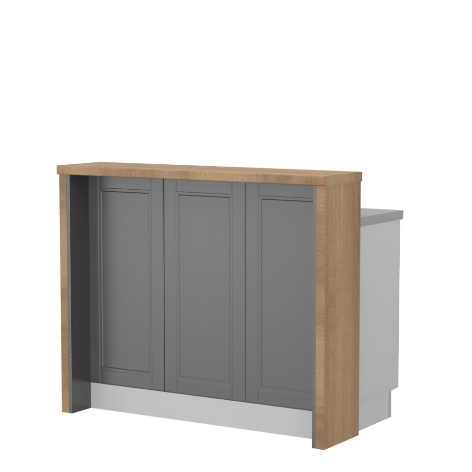 Barski pult Tara PULT-120/4, 129 cm, izrez izdelka