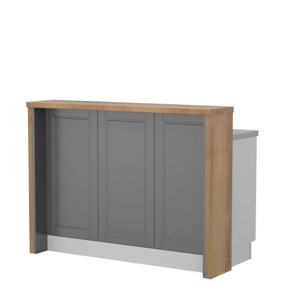 Barski pult Tara PULT-135/4, 143 cm, izrez izdelka