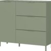Komoda Savoca 1474 v barvi taupe zelena
