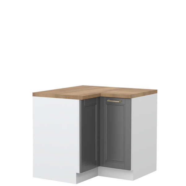 Kuhinjska kotna spodnja omarica z dvojnimi vrati Tara R-UG-2K/4, 94 cm, izrez izdelka