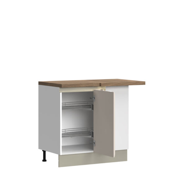Kuhinjski kutni donji element s okretnom košarom, lijevo otvaranje Invictus R-UG-1KZAL/6, 109 cm