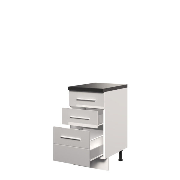 Kuhinjska spodnja omarica s tremi predali Highline R-45-3MBOX/3, 45 cm, izrez izdelka