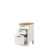 Kuhinjska spodnja omarica s tremi predali Tara R-40-3MBOX/4, 40 cm, izrez izdelka