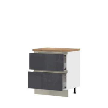 Kuhinjska spodnja omarica z dvema predaloma Infinity R-80-2MBOX/5, 80 cm, izrez izdelka
