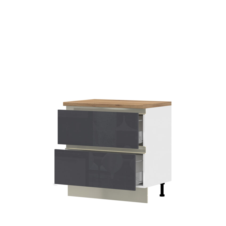 Kuhinjska spodnja omarica z dvema predaloma Infinity R-90-2MBOX/5, 90 cm, izrez izdelka