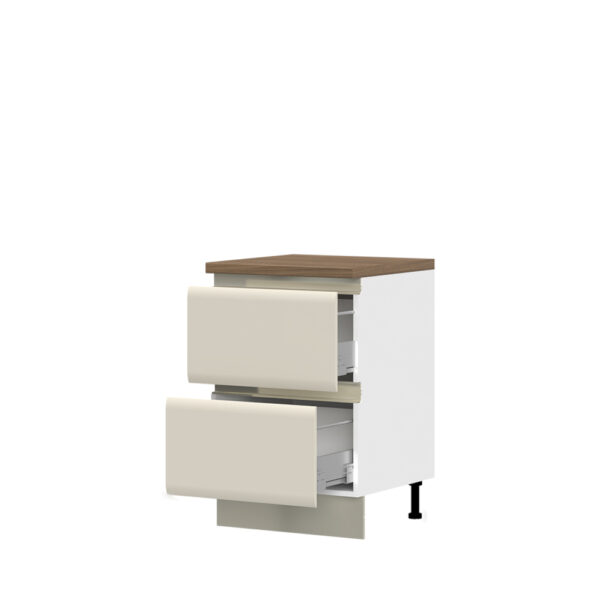 Kuhinjska spodnja omarica z dvema predaloma Invictus R-60-2MBOX/6, 60 cm, izrez izdelka