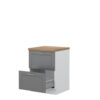 Kuhinjska spodnja omarica z dvema predaloma Tara R-60-2MBOX/4, 60 cm, izrez izdelka