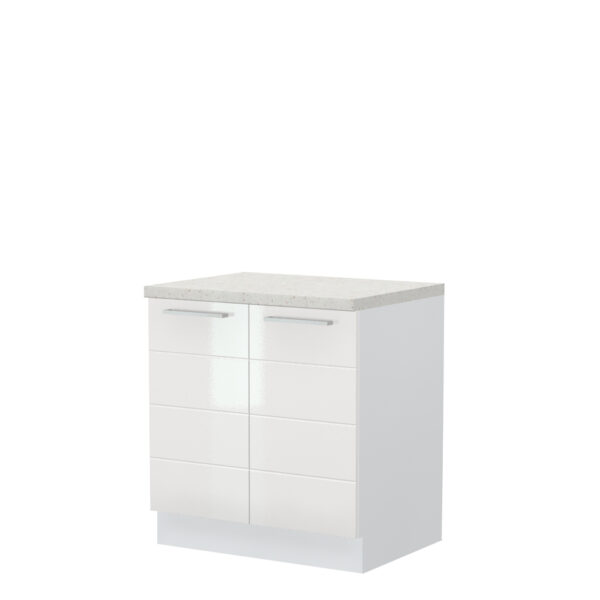 Kuhinjska spodnja omarica z dvojnimi vrati Highline R-80-2K/3, 80 cm, izrez izdelka