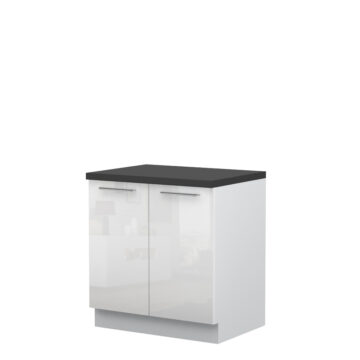 Kuhinjski donji element s dvostrukim vratima Riva R-80-2K/2, 80 cm (korpus s frontom i postoljem)