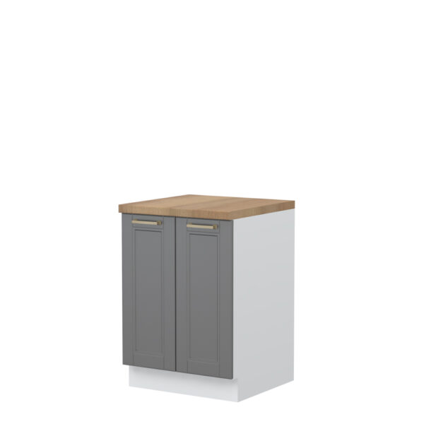 Kuhinjska spodnja omarica z dvojnimi vrati Tara R-60-2K/4, 60 cm, izrez izdelka