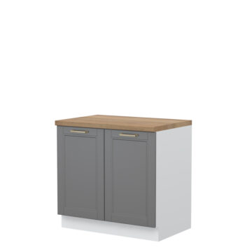 Kuhinjska spodnja omarica z dvojnimi vrati Tara R-90-2K/4, 90 cm, izrez izdelka