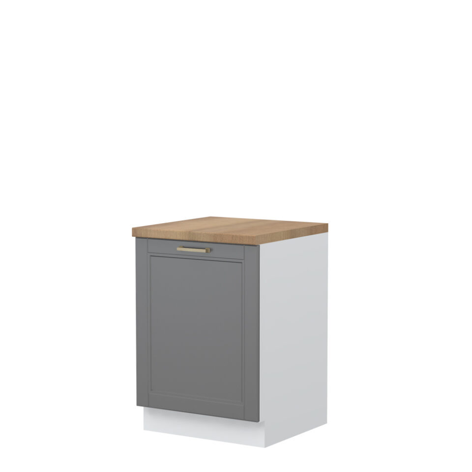 Kuhinjska spodnja omarica z enimi vrati Tara R-60-1K/4, 60 cm, izrez izdelka