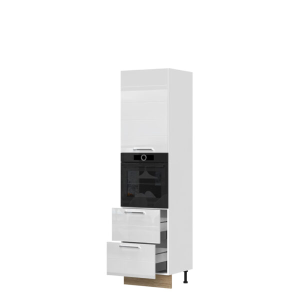 Kuhinjski visoki element za ugradnu pećnicu, s vratima i ladicama Highline K23-60-RF/3, 60 cm