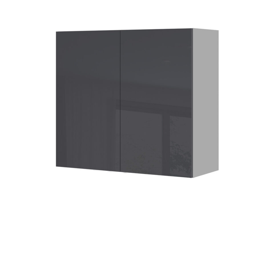Kuhinjska zgornja omarica za napo z dvojnimi vrati Infinity A7-80-2K/5, 80 cm, višina 72 cm, izrez izdelka