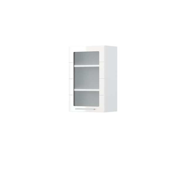 Kuhinjski gornji viseći element s staklenim vratima Highline V7-45-1KS/3, 45 cm, visina 72 cm
