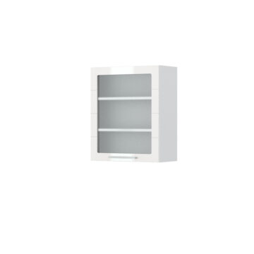 Kuhinjski gornji viseći element s staklenim vratima Highline V7-60-1KS/3, 60 cm, visina 72 cm (korpus s frontom)