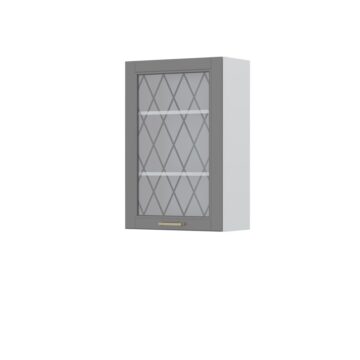 Kuhinjski gornji viseći element s staklenim vratima Tara V9-60-1KS/4, 60 cm, visina 91 cm (korpus s frontom)