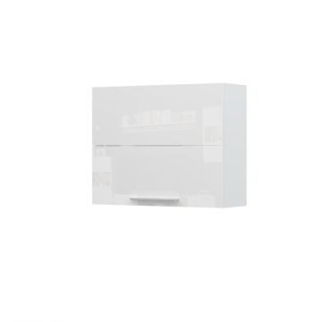 Kuhinjski gornji viseći element s dvostrukim podiznim vratima Riva V7-90-2KP/2, 90 cm, visina 72 cm (korpus s frontom)