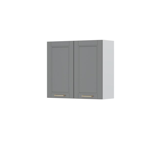 Kuhinjska zgornja viseča omarica z dvojnimi vrati Tara V7-80-2K/4, 80 cm, višina 72 cm, izrez izdelka