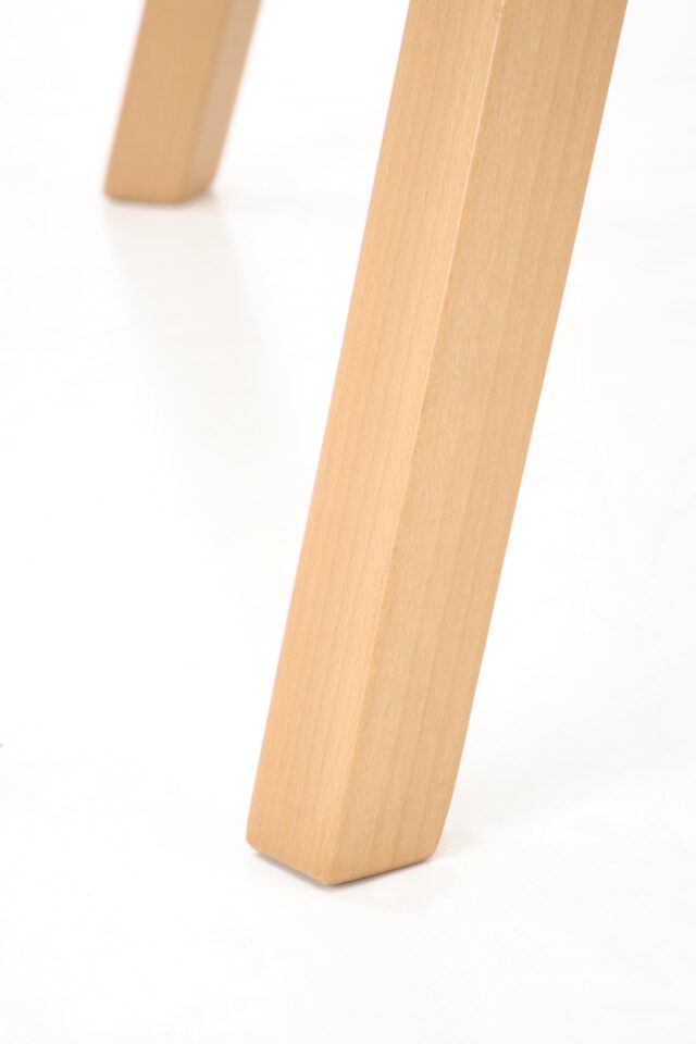 Okrogla raztegljiva jedilniška miza Ruben 102-142 cm, Kašmir / Naravna bukev, v prostoru