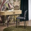 Pisalna miza B51, naravna/črna