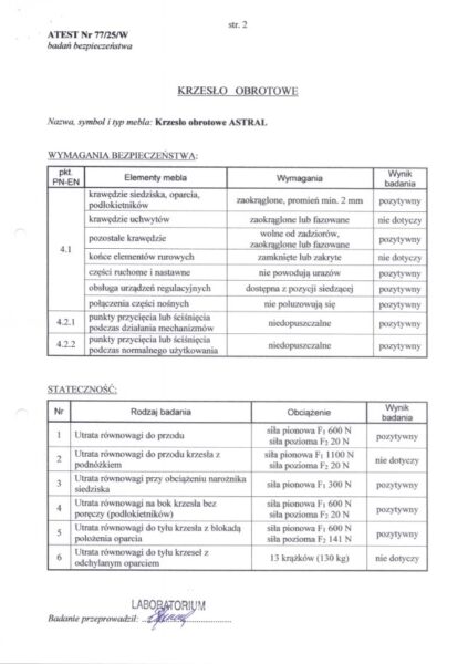 Uredska stolica Astral