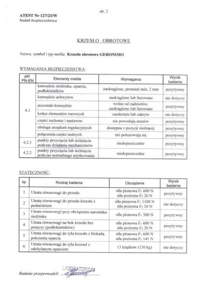 Uredska stolica Geronimo