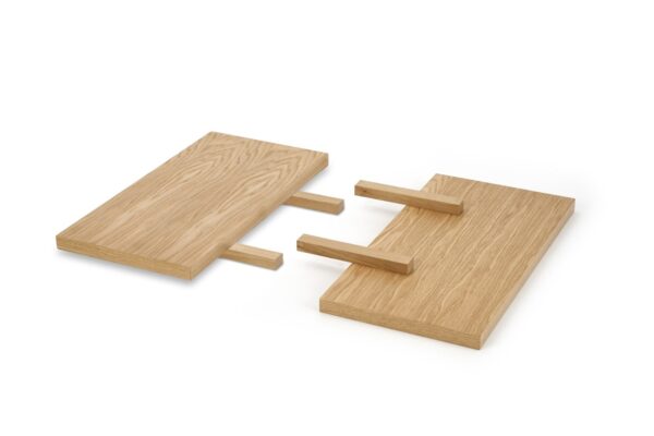 Produžeci za stol Massive 2, 2 x 45 x 90 cm, prirodni hrast