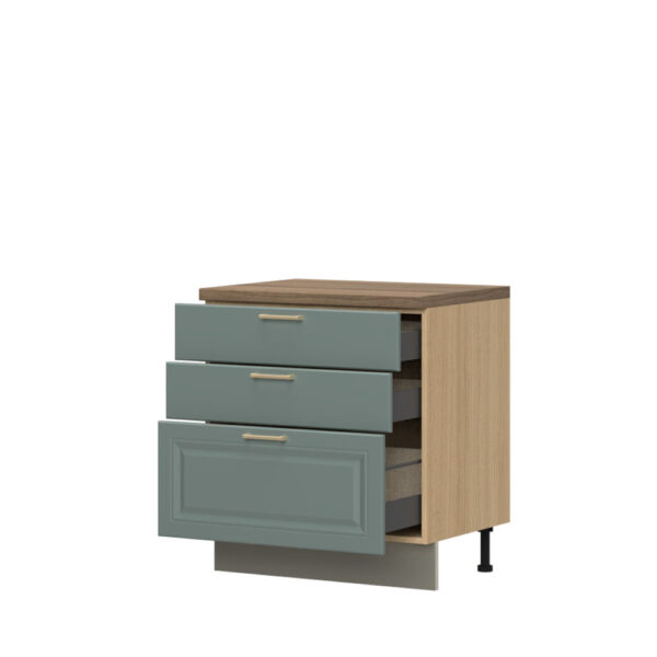 Kuhinjski donji ormarić Regent R-80-3MBOX/4, VIŠE BOJA