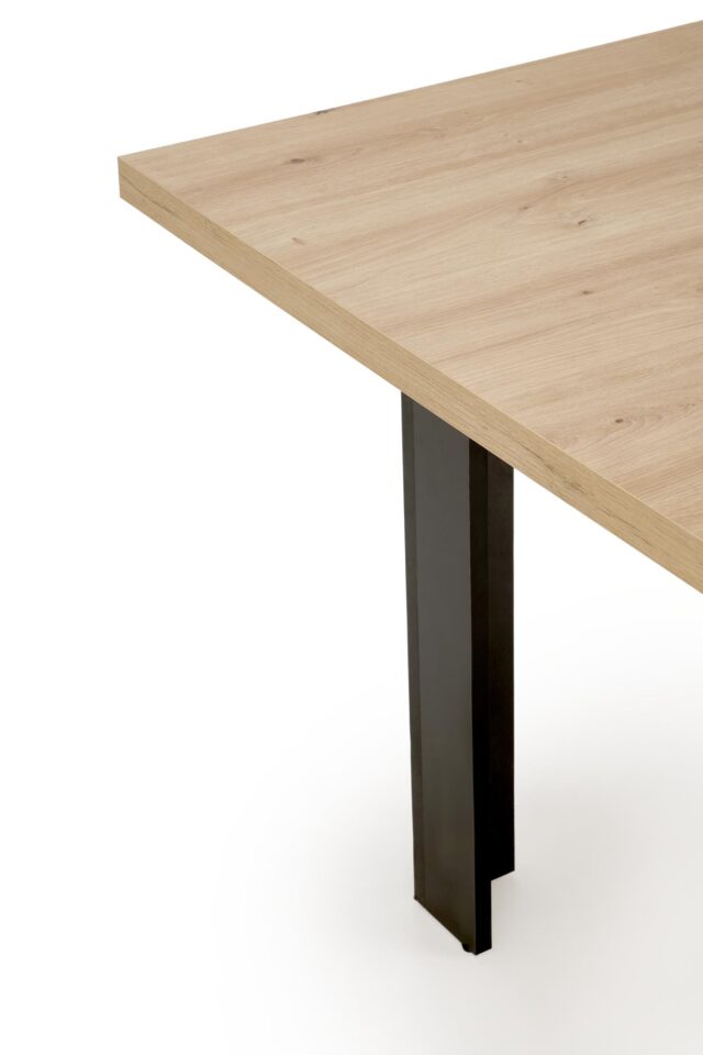 Raztegljiva jedilniška miza Bagio 120-160 cm, Artisan hrast / Črna, v prostoru