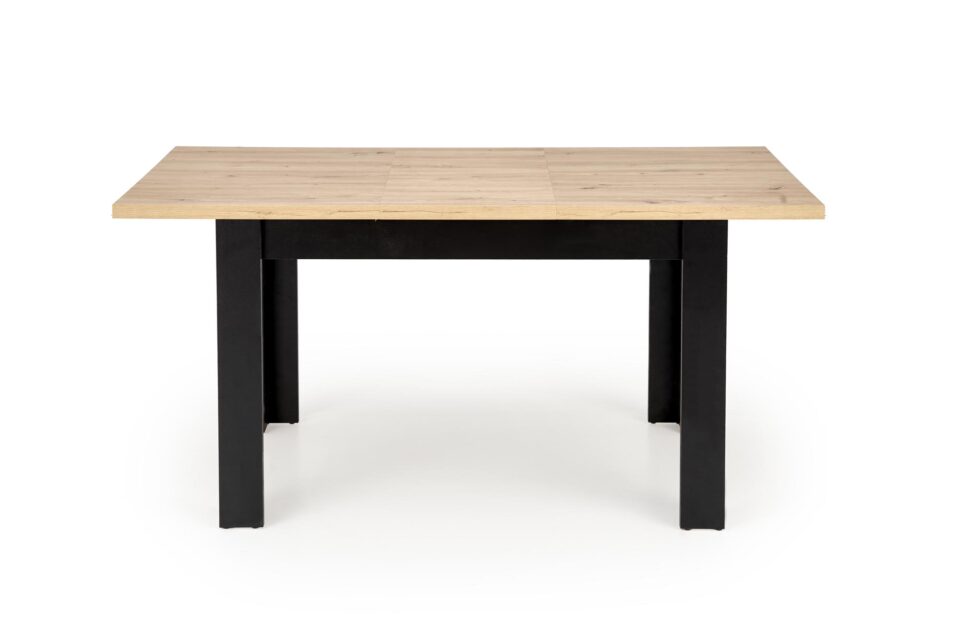 Raztegljiva jedilniška miza Bagio 120-160 cm, Artisan hrast / Črna, izrez izdelka