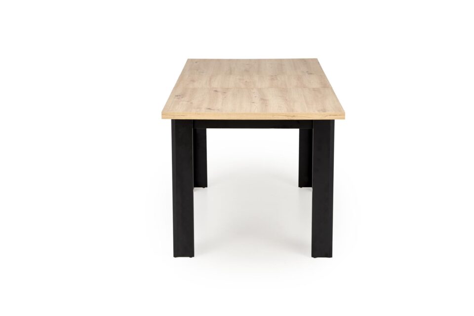 Raztegljiva jedilniška miza Bagio 120-160 cm, Artisan hrast / Črna, izrez izdelka