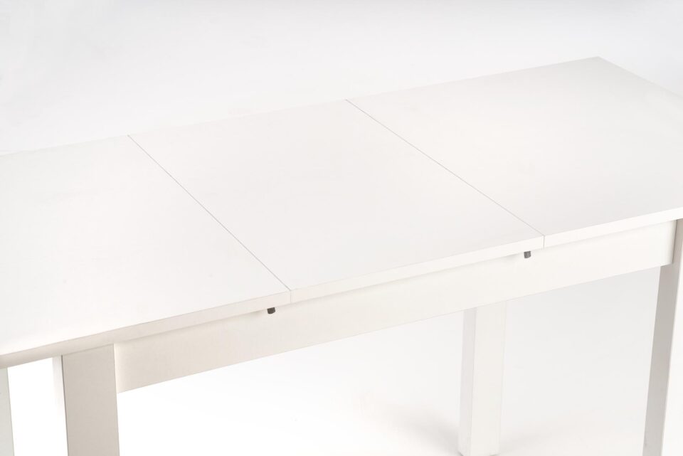 Raztegljiva jedilniška miza Gino 100-135 cm, Bela, v prostoru