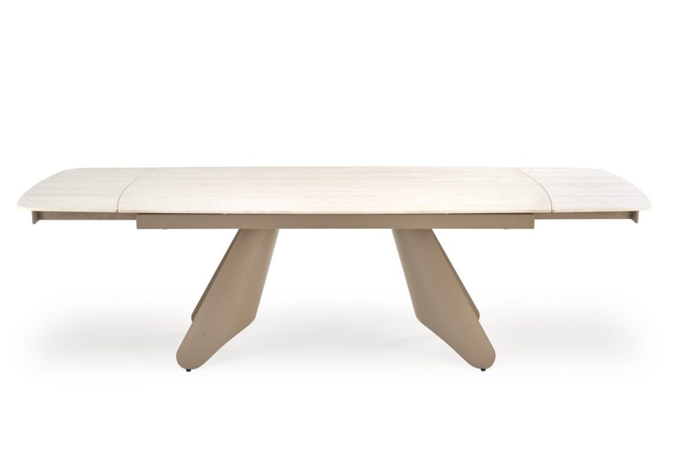Raztegljiva jedilniška miza Salix 180-260 cm, Travertin / Kašmir, izrez izdelka