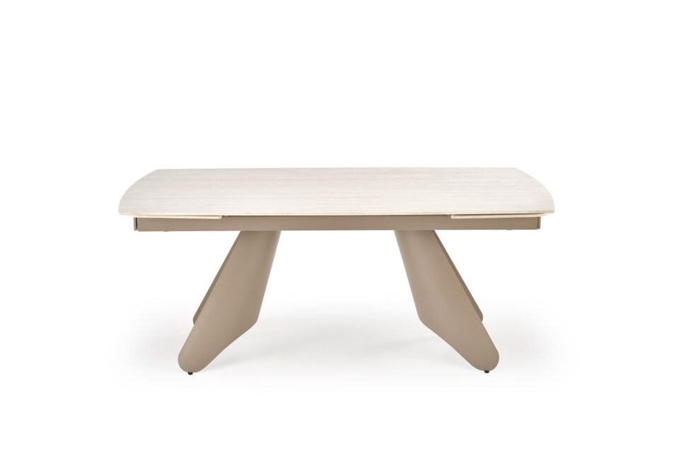 Raztegljiva jedilniška miza Salix 180-260 cm, Travertin / Kašmir, izrez izdelka