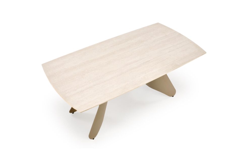 Raztegljiva jedilniška miza Salix 180-260 cm, Travertin / Kašmir, izrez izdelka