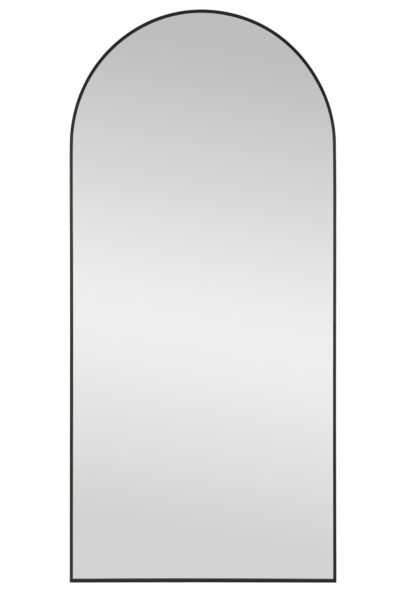 Stensko ogledalo Curio 60 x 120 cm, črna