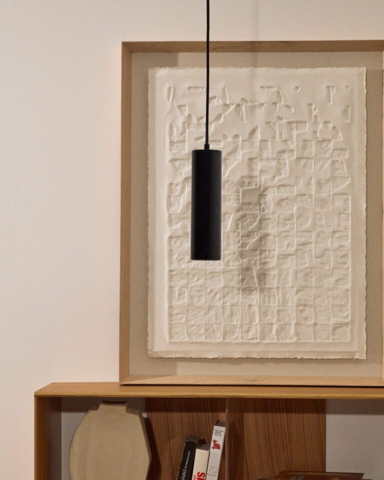 Viseča svetilka Andia, aluminijast valj, LED 7 W, 10 x 10 x 280 cm
