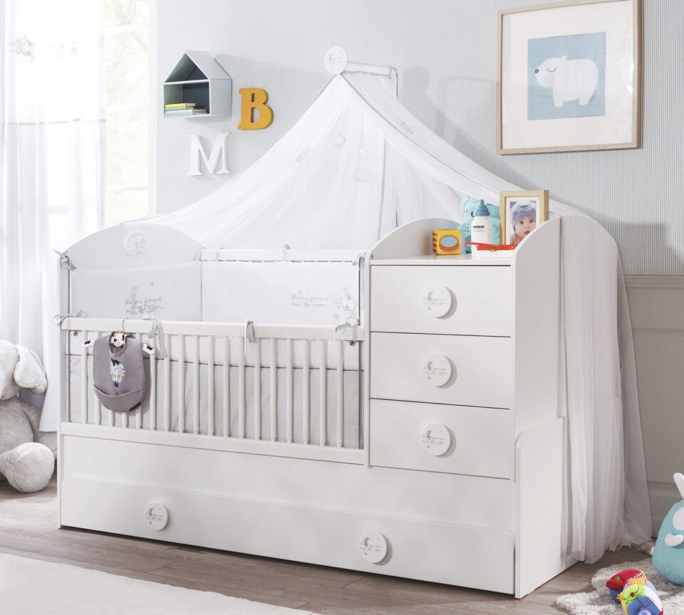 Baldahin Baby Cotton na otroški posteljici Baby Cotton