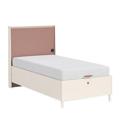 Dvižna postelja Elegance z ravnim vzglavjem 100 x 200 cm
