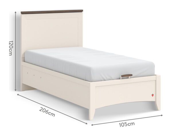 Krevet s podizanjem Lapel, 100 x 200 cm