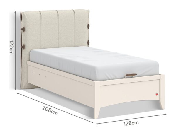 Dvižna postelja Lapel Elite 100 x 200 cm z oblazinjenim vzglavjem