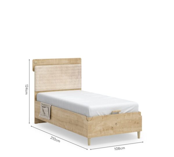 Krevet s podizanjem Mocha Modern, 100 x 200 ili 120 x 200 cm