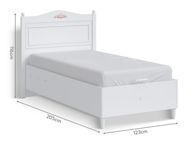 Krevet na dizanje Rustic White, VIŠE DIMENZIJA
