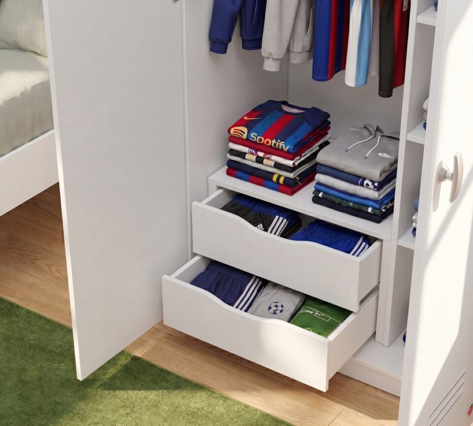Predala v garderobni omari Locker, bela