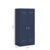 Garderobna omara Locker, temno modra