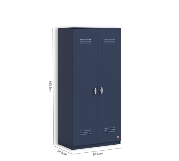 Garderobna omara Locker, temno modra