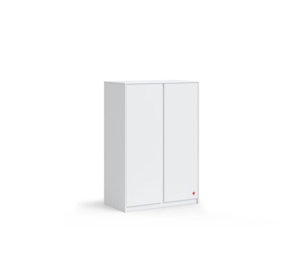 Garderobni ormar White modular, 97 x 141 x 52 cm